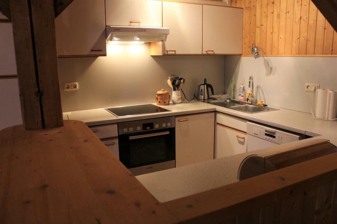 Ferienwohnung Zum Alten Forsthaus Messern Bagian luar foto